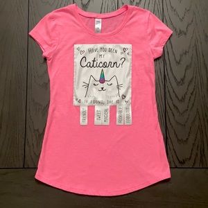 Girls Justice Short Sleeved T-Shirt Size 10